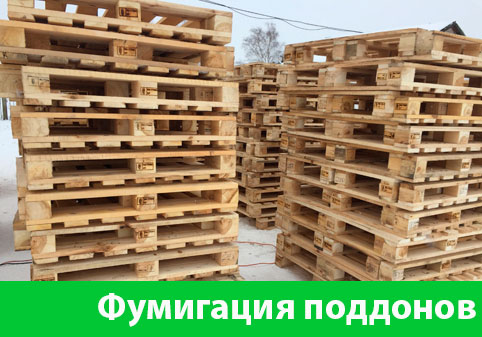 Фумигация поддонов в городе Балашиха